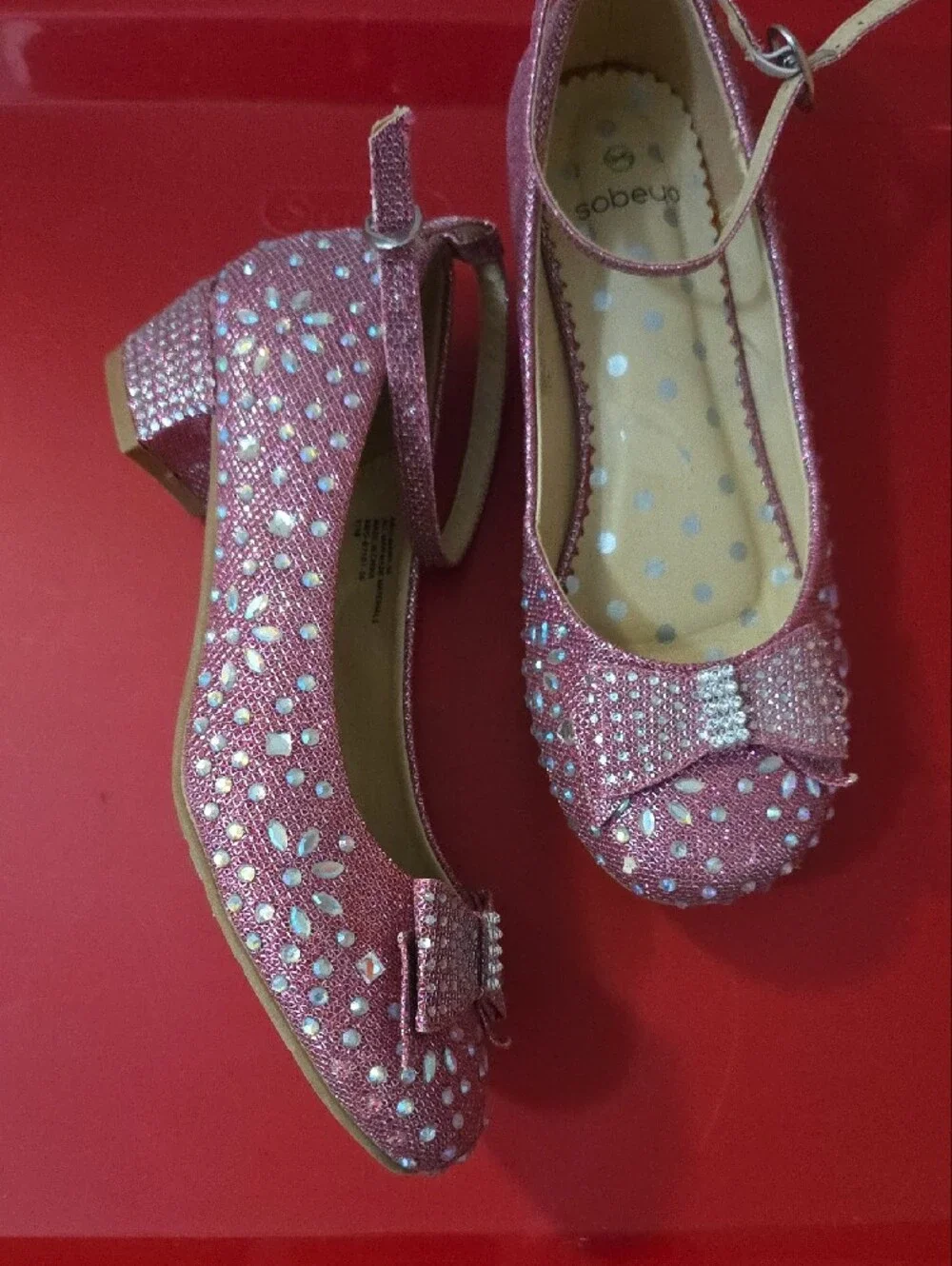 SOBEYO glittery pink
